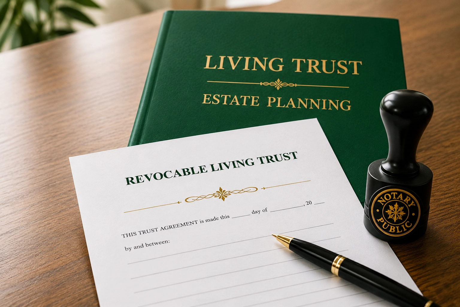 Professional Mobile Notary assisting with trust documents and estate planning paperwork in Philadelphia, Pennsylvania